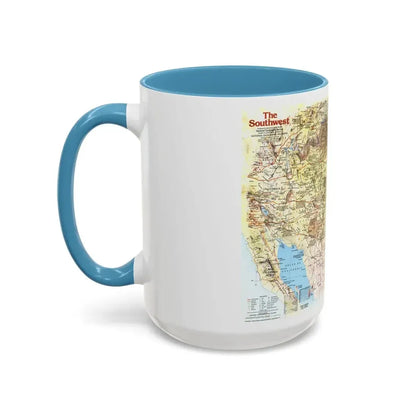 USA - Southwest 1 (1982) (Map) Accent Coffee Mug - Go Mug Yourself