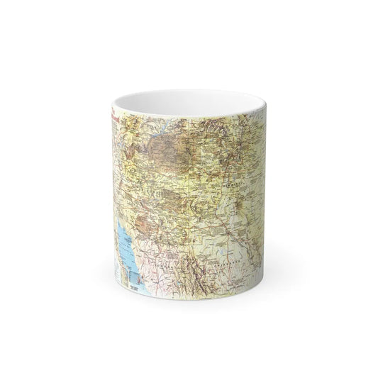 USA - Southwest 1 (1982) (Map) Color Changing Mug 11oz-11oz-Go Mug Yourself