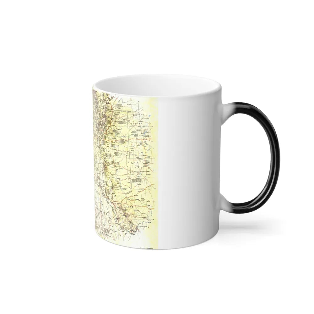 USA - Southwest 1 (1982) (Map) Color Changing Mug 11oz-Go Mug Yourself