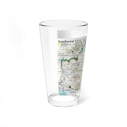 USA - Southwest (1992) (Map) Pint Glass 16oz - Go Mug Yourself