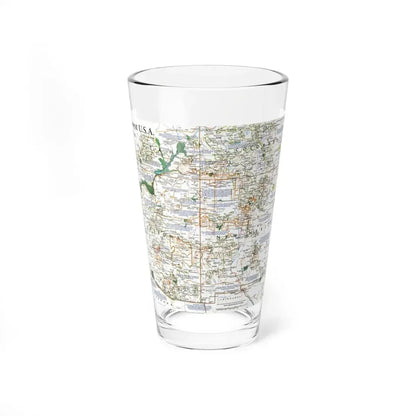 USA - Southwest (1992) (Map) Pint Glass 16oz - Go Mug Yourself