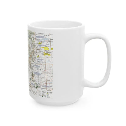 USA - Southwest (1992) (Map) White Coffee Mug - Go Mug Yourself