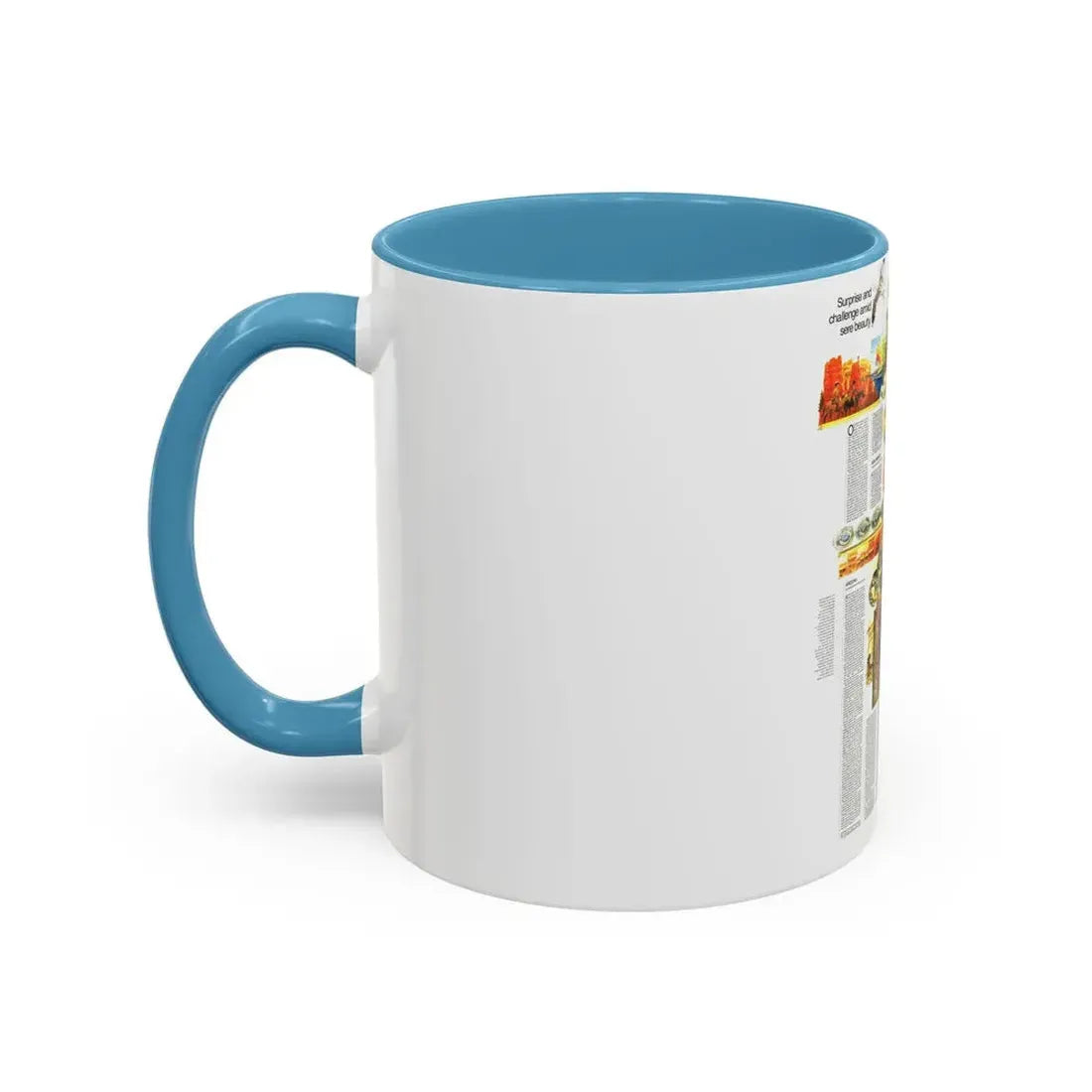 USA - Southwest 2 (1977) (Map) Accent Coffee Mug - Go Mug Yourself