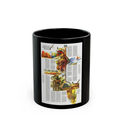 USA - Southwest 2 (1977) (Map) Black Coffee Mug 11oz - Go Mug Yourself