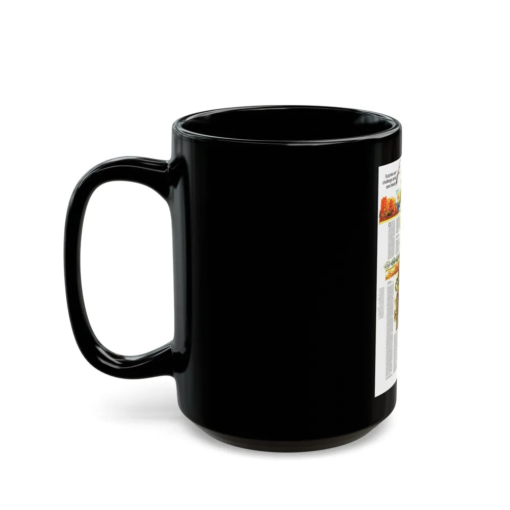 USA - Southwest 2 (1977) (Map) Black Coffee Mug-Go Mug Yourself