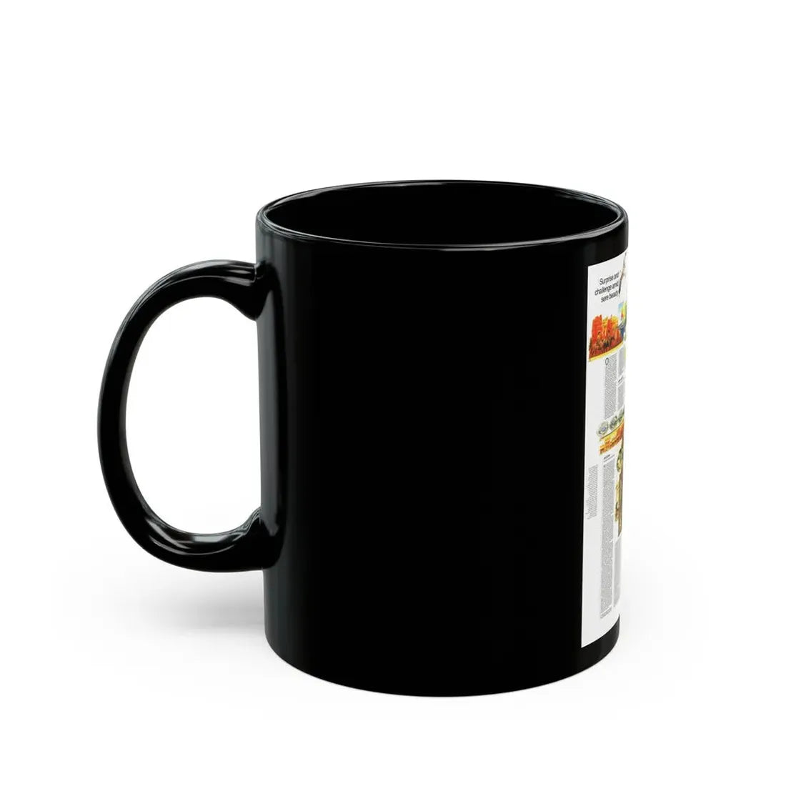 USA - Southwest 2 (1977) (Map) Black Coffee Mug - Go Mug Yourself
