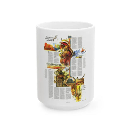 USA - Southwest 2 (1977) (Map) White Coffee Mug 15oz - Go Mug Yourself