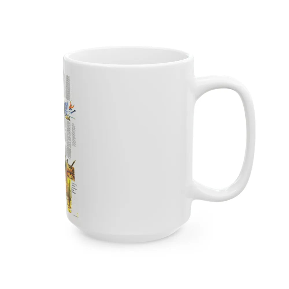 USA - Southwest 2 (1977) (Map) White Coffee Mug-Go Mug Yourself