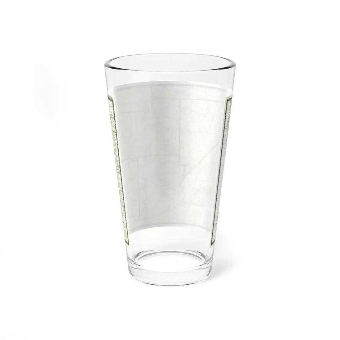 USA - Southwestern (1948) (Map) Pint Glass 16oz - Go Mug Yourself