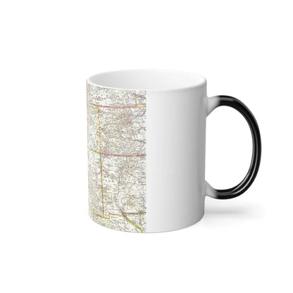 USA - Southwestern (1959) (Map) Color Changing Mug 11oz-Go Mug Yourself