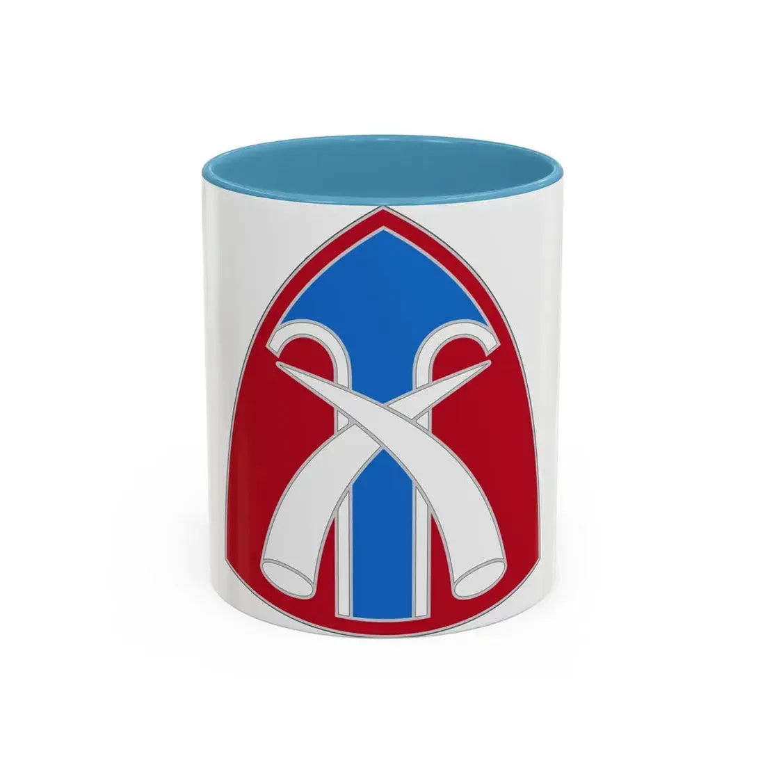 USA Support Thailand 2 (U.S. Army) Accent Coffee Mug 11oz Light Blue - Go Mug Yourself