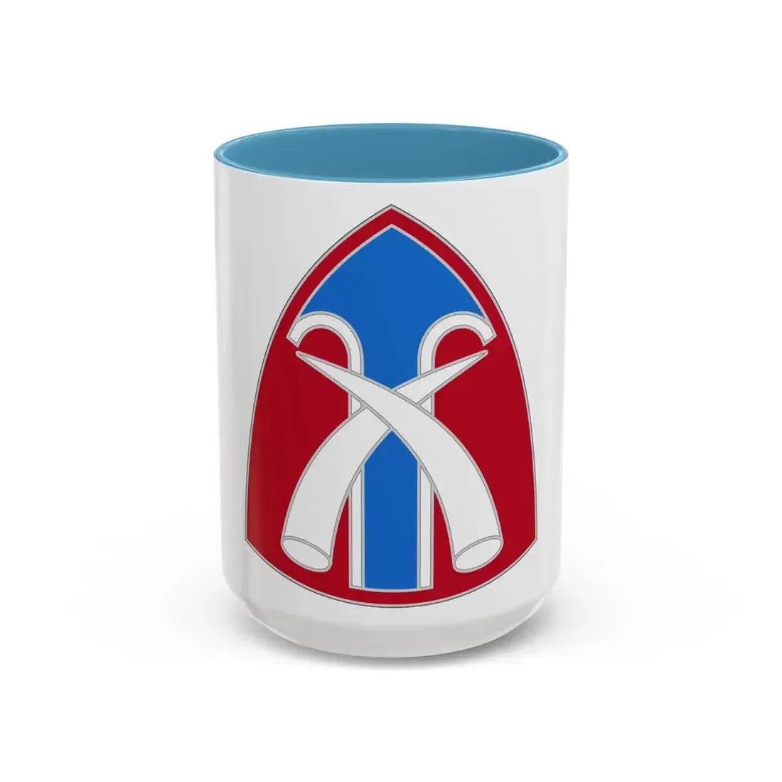 USA Support Thailand 2 (U.S. Army) Accent Coffee Mug 15oz Light Blue - Go Mug Yourself