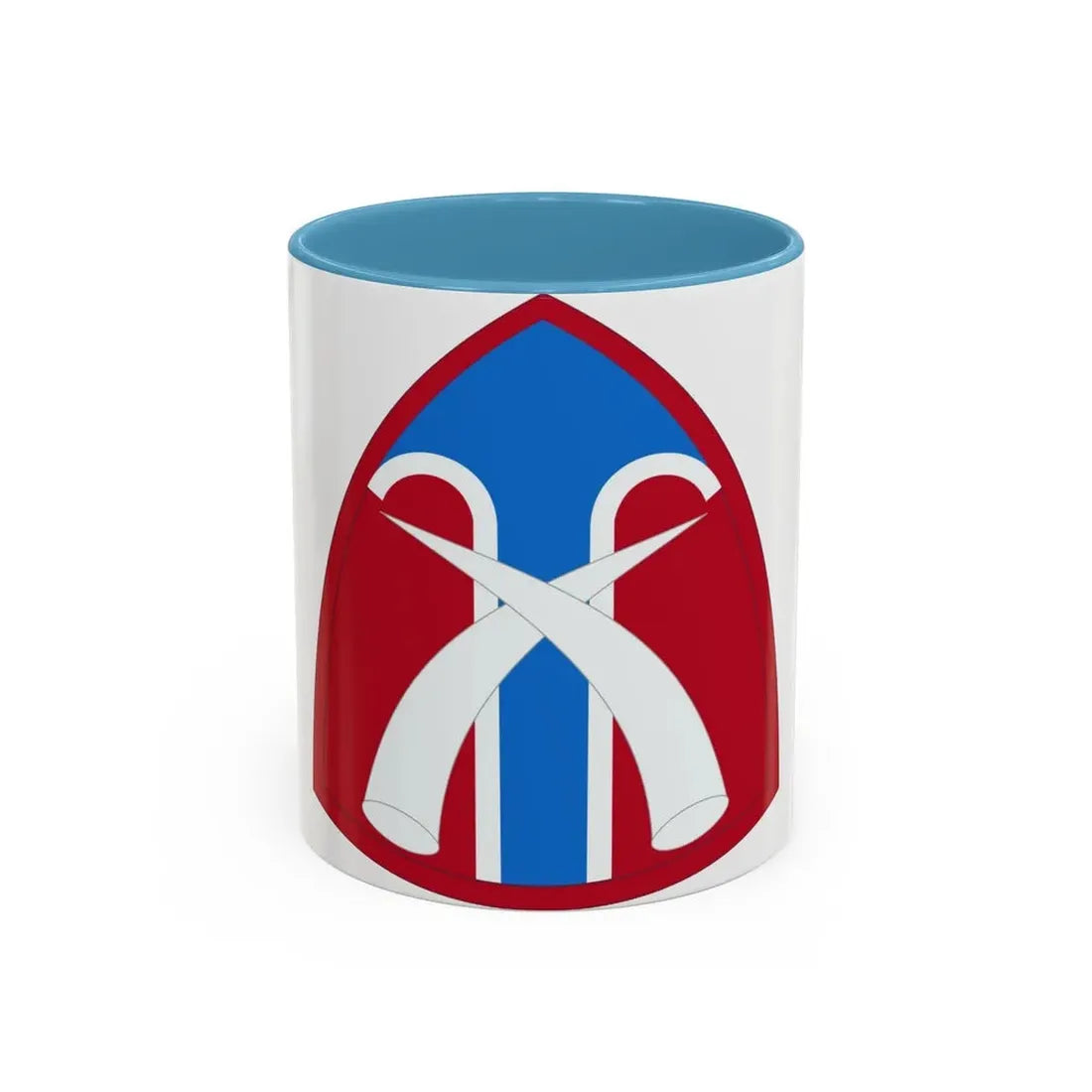 USA Support Thailand (U.S. Army) Accent Coffee Mug 11oz Light Blue - Go Mug Yourself