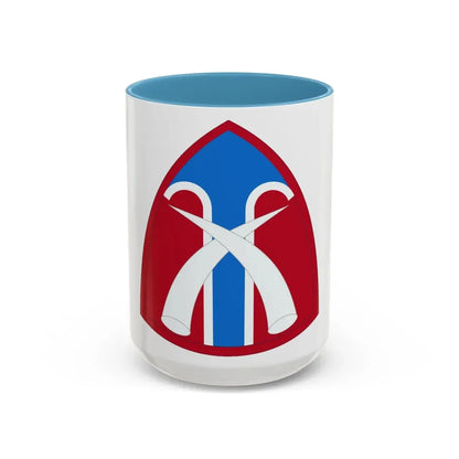 USA Support Thailand (U.S. Army) Accent Coffee Mug 15oz Light Blue - Go Mug Yourself