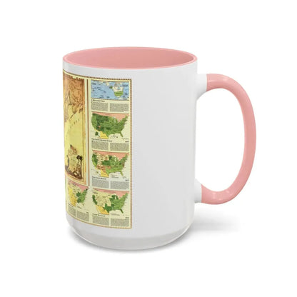 USA - Territorial Growth (1987) (Map) Accent Coffee Mug - Go Mug Yourself