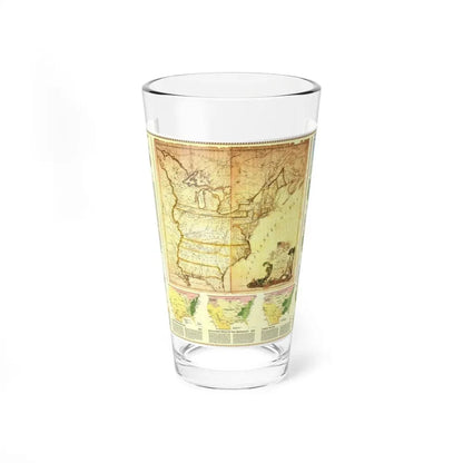 USA - Territorial Growth (1987) (Map) Pint Glass 16oz 16oz - Go Mug Yourself