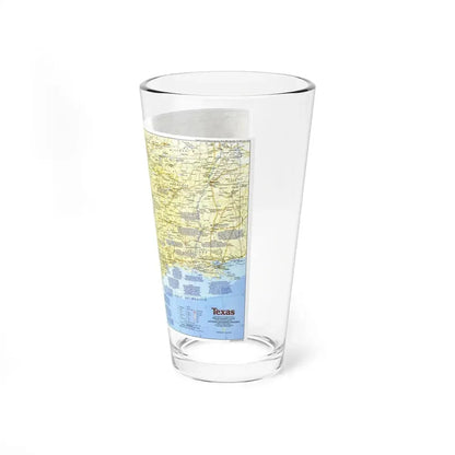 USA - Texas 1 (1986) (Map) Pint Glass 16oz - Go Mug Yourself