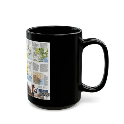 USA - Texas 2 (1986) (Map) Black Coffee Mug - Go Mug Yourself