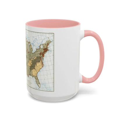 USA - The United States (1892) (Map) Accent Coffee Mug - Go Mug Yourself