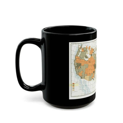 USA - The United States (1892) (Map) Black Coffee Mug - Go Mug Yourself