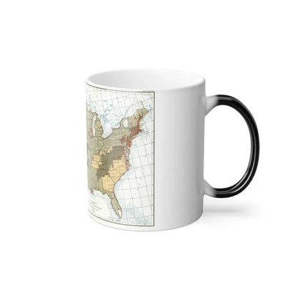 USA - The United States (1892) (Map) Color Changing Mug 11oz - Go Mug Yourself