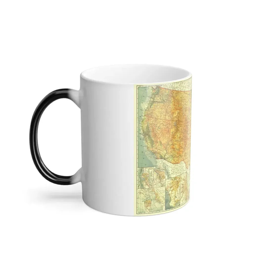 USA - The United States (1923) (Map) Color Changing Mug 11oz - Go Mug Yourself