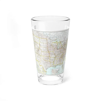 USA - The United States (1940) (Map) Pint Glass 16oz 16oz - Go Mug Yourself