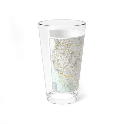 USA - The United States (1940) (Map) Pint Glass 16oz-Go Mug Yourself