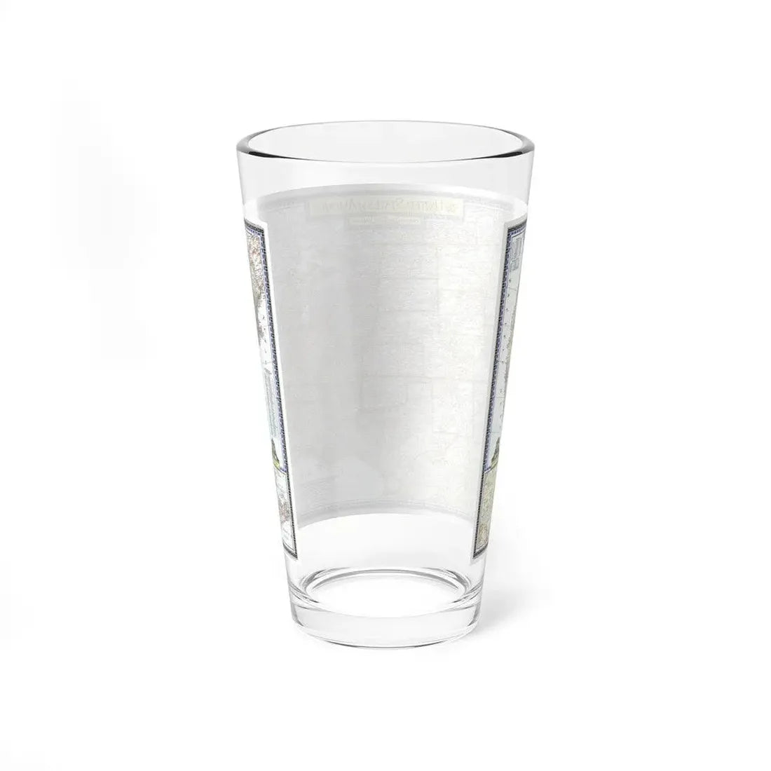 USA - The United States (1946) (Map) Pint Glass 16oz - Go Mug Yourself