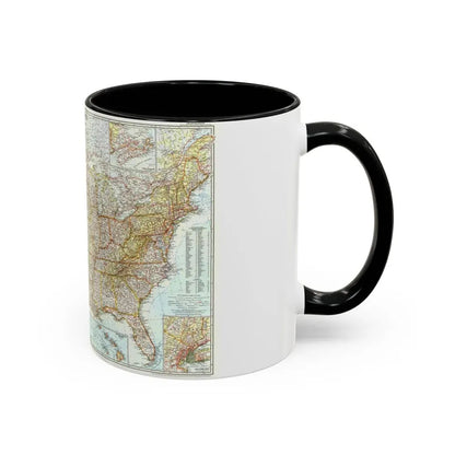 USA - The United States (1956) (Map) Accent Coffee Mug - Go Mug Yourself