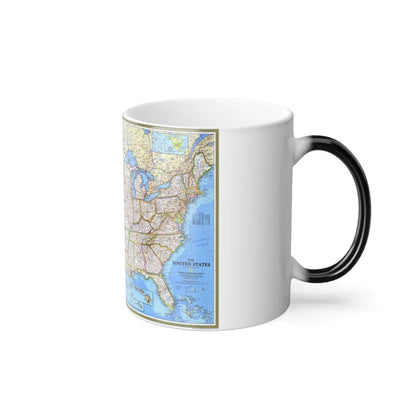 USA - The United States (1993) (Map) Color Changing Mug 11oz-Go Mug Yourself