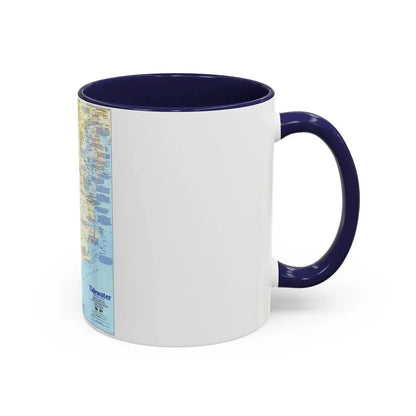 USA - Tidewater and Environs 1 (1988) (Map) Accent Coffee Mug - Go Mug Yourself