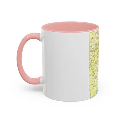 USA - Tidewater and Environs 1 (1988) (Map) Accent Coffee Mug - Go Mug Yourself