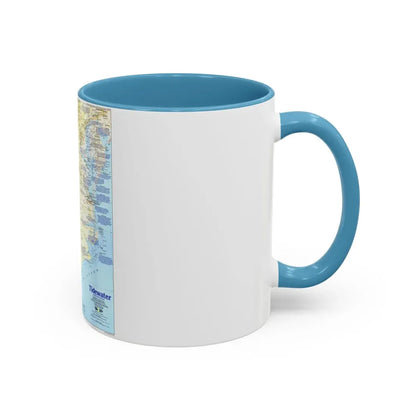 USA - Tidewater and Environs 1 (1988) (Map) Accent Coffee Mug - Go Mug Yourself