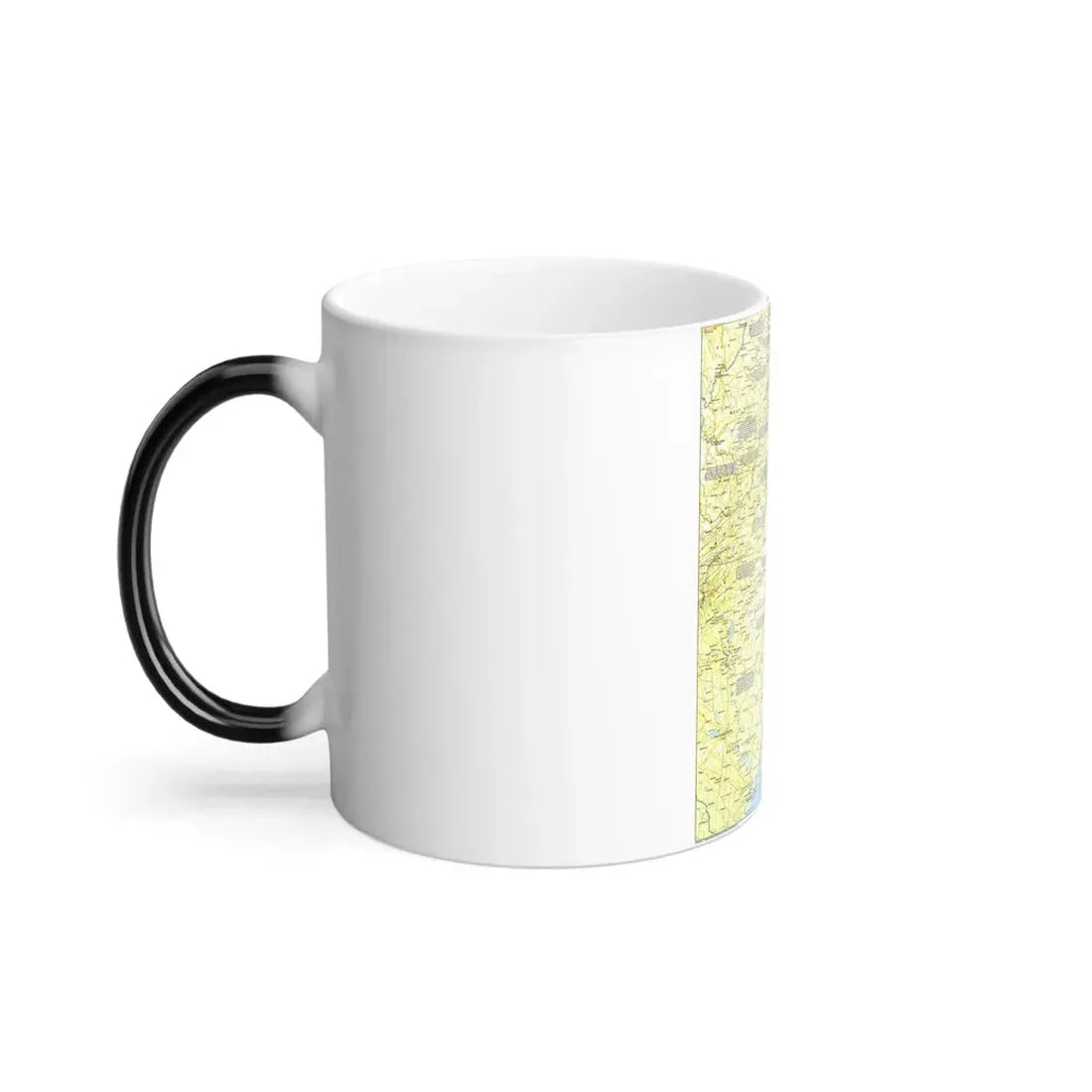 USA - Tidewater and Environs 1 (1988) (Map) Color Changing Mug 11oz - Go Mug Yourself