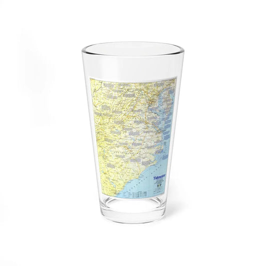 USA - Tidewater and Environs 1 (1988) (Map) Pint Glass 16oz-16oz-Go Mug Yourself