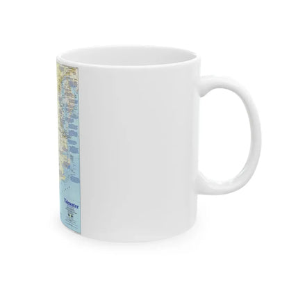 USA - Tidewater and Environs 1 (1988) (Map) White Coffee Mug - Go Mug Yourself