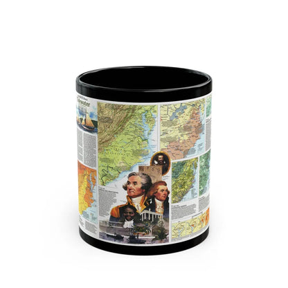 USA - Tidewater and Environs 2 (1988) (Map) Black Coffee Mug-11oz-Go Mug Yourself