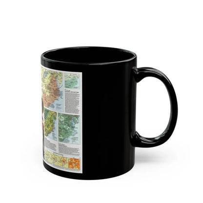 USA - Tidewater and Environs 2 (1988) (Map) Black Coffee Mug - Go Mug Yourself