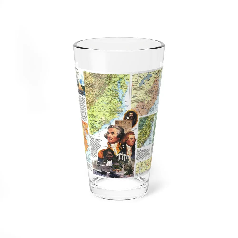 USA - Tidewater and Environs 2 (1988) (Map) Pint Glass 16oz-16oz-Go Mug Yourself