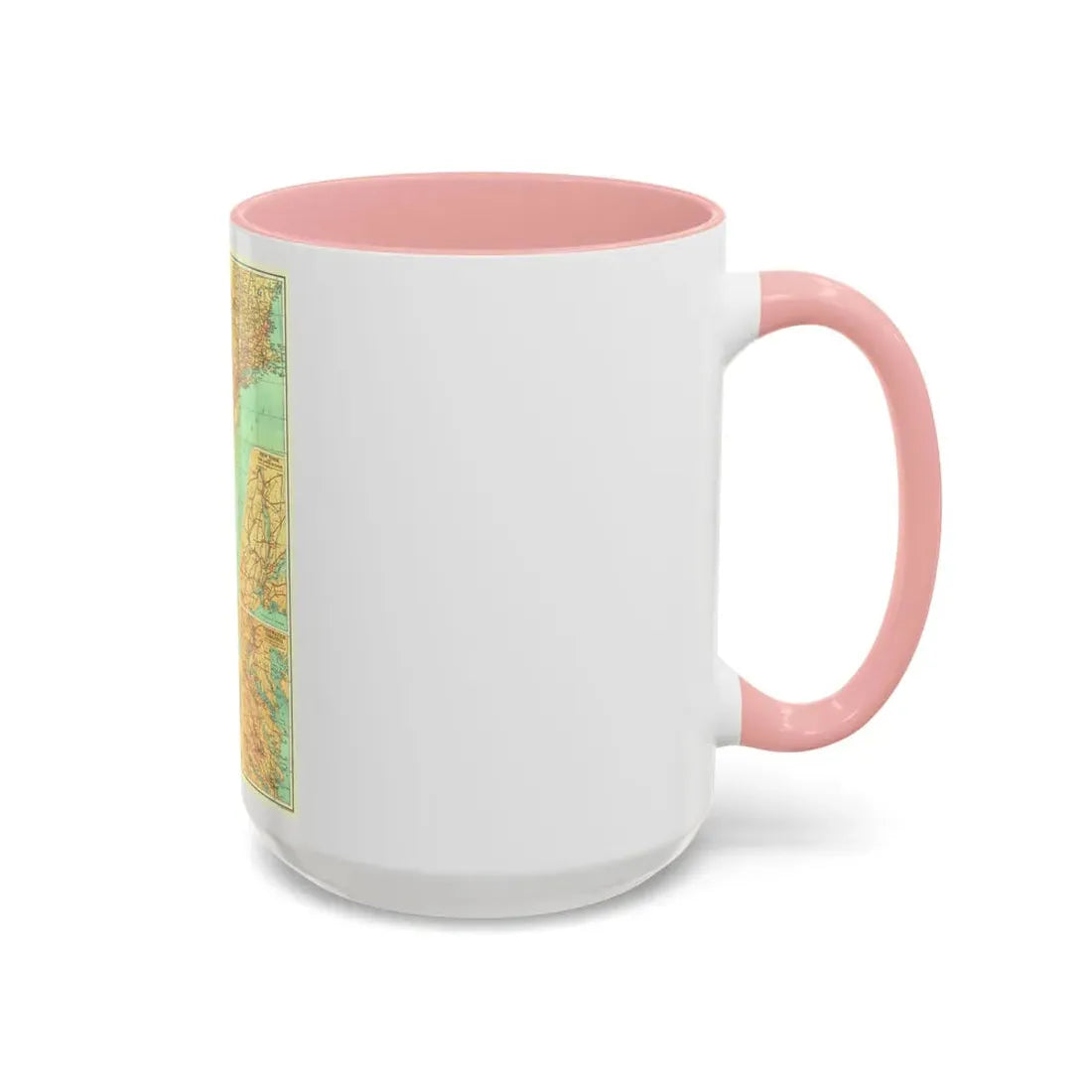 USA - Travels of George Washington (1932) (Map) Accent Coffee Mug - Go Mug Yourself
