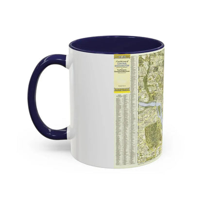 USA - Washington, Central (1948) (Map) Accent Coffee Mug - Go Mug Yourself