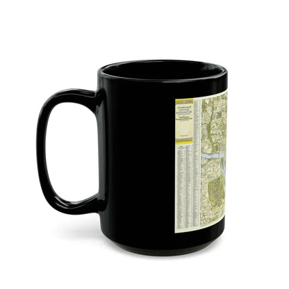 USA - Washington, Central (1948) (Map) Black Coffee Mug - Go Mug Yourself