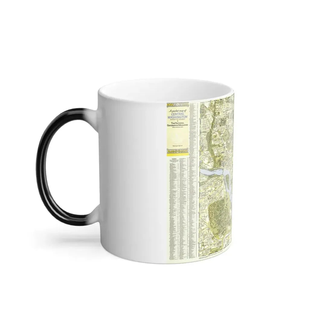 USA - Washington, Central (1948) (Map) Color Changing Mug 11oz - Go Mug Yourself
