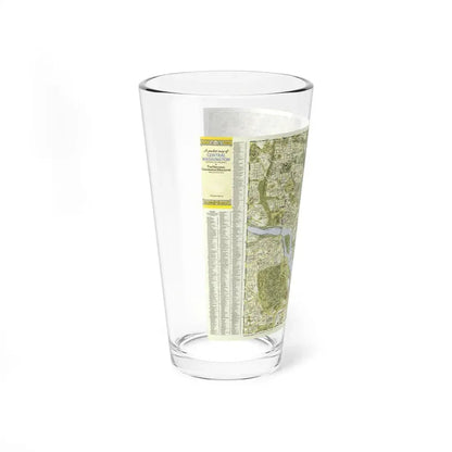 USA - Washington, Central (1948) (Map) Pint Glass 16oz - Go Mug Yourself
