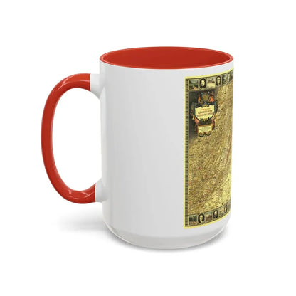 USA - Washington, Historic and Scenic (1939) (Map) Accent Coffee Mug - Go Mug Yourself