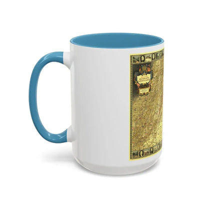 USA - Washington, Historic and Scenic (1939) (Map) Accent Coffee Mug - Go Mug Yourself
