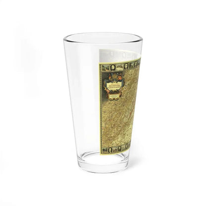 USA - Washington, Historic and Scenic (1939) (Map) Pint Glass 16oz - Go Mug Yourself