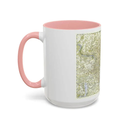 USA - Washington, Suburban (1948) (Map) Accent Coffee Mug - Go Mug Yourself