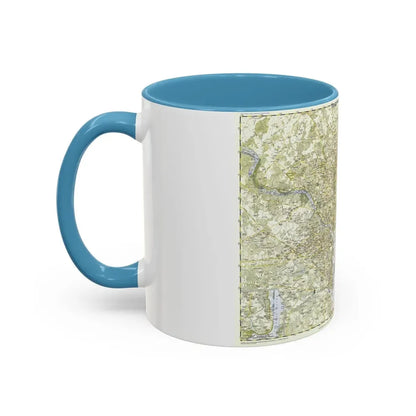 USA - Washington, Suburban (1948) (Map) Accent Coffee Mug - Go Mug Yourself